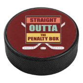 Palet De Hockey Drôle Droit Devant La Boîte De Peine (3/4/2016 12:00:00 AM)