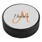 Palet De Hockey Écriture manuscrite moderne monogramme Nom initial (3/4/2016 12:00:00 AM)