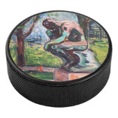 Palet De Hockey Edvard Munch - Le penseur de Rodin (3/4/2016 12:00:00 AM)