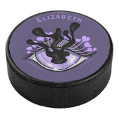 Palet De Hockey Éffrayant Gothique Violet Oeil Halloween Art (3/4/2016 12:00:00 AM)