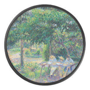 Palet De Hockey Enfants attablés dans le jardin Camille Pissarro