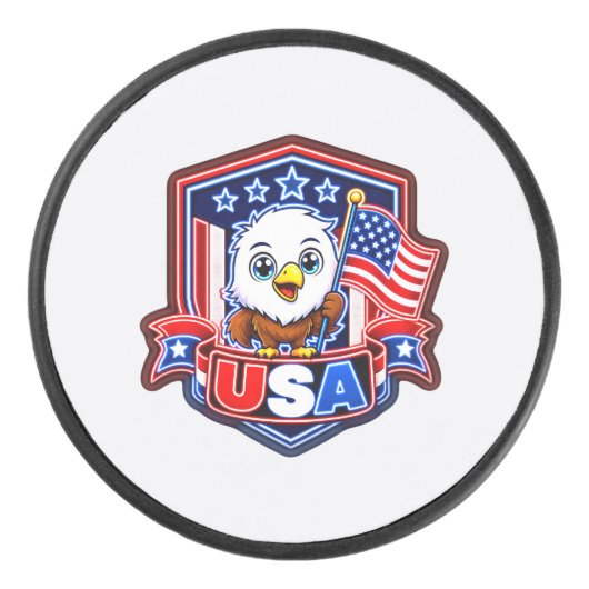 Palet De Hockey États-Unis (Devant)