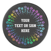 Palet De Hockey Etoiles Cercle couleur I + VOS (Devant)