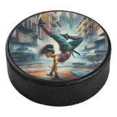 Palet De Hockey Femmes en action de Breakdancer Silhouette de New (3/4/2016 12:00:00 AM)