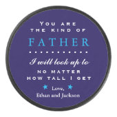 Palet De Hockey Fête des pères sentimentale ou anniversaire (Devant)