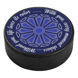 Palet De Hockey Fleur de couleur simple créative cadeau maman papa