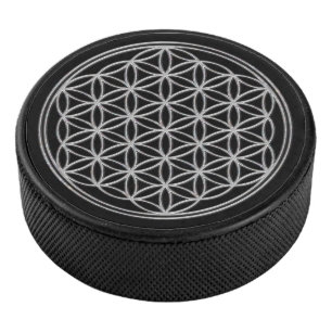 Palet De Hockey Fleur de la vie / Blume des Lebens - cristal de gl