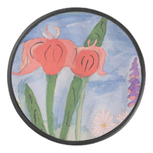 Palet De Hockey Fleurs Au Bord Du Lac