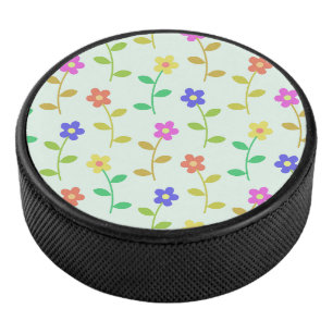 Palet De Hockey Fleurs Colorées, Motif Floral, Feuillage, Boho