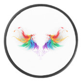 Palet De Hockey Fluffy Rainbow Wings (Devant)