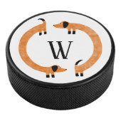 Palet De Hockey Funny Dachshund Saucisse Chien Monogramme (3/4/2016 12:00:00 AM)
