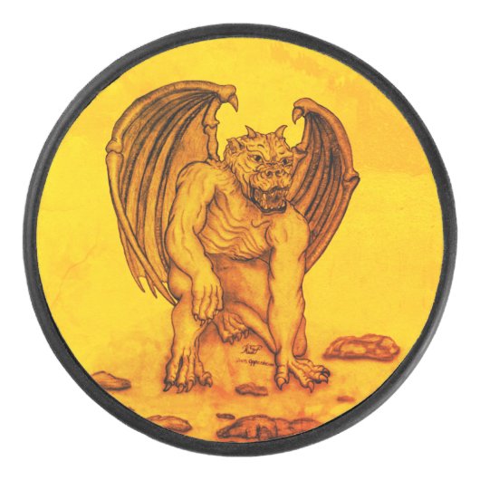 Palet De Hockey Golem Gargoyle (Devant)