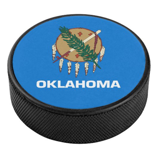 Palet De Hockey Graphique Drapeau de l'état de l'Oklahoma dynamiqu (3/4/2016 12:00:00 AM)