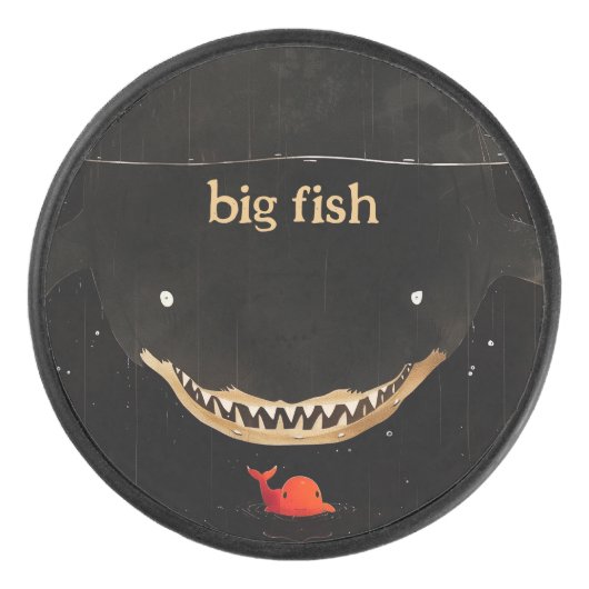 Palet De Hockey Gros requin foncé (Devant)
