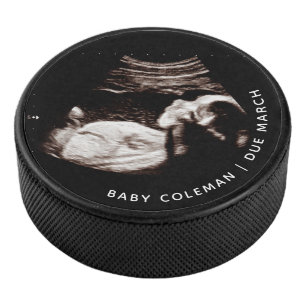 Palet De Hockey Grossesse Bébé Sonogramme Ultrasons Photo