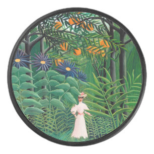 Palet De Hockey Henri Rousseau - Femme marchant dans une forêt exo