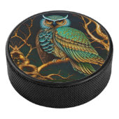 Palet De Hockey Hibou Turquoise et Or (3/4/2016 12:00:00 AM)
