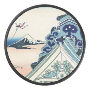 Palet De Hockey Honganji Temple Vista du Mont Fuji Bois japonais