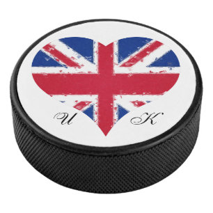 Palet De Hockey I Heart UK Angleterre British Flag