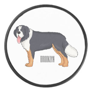 Palet De Hockey Illustration bernoise d'un chien de montagne