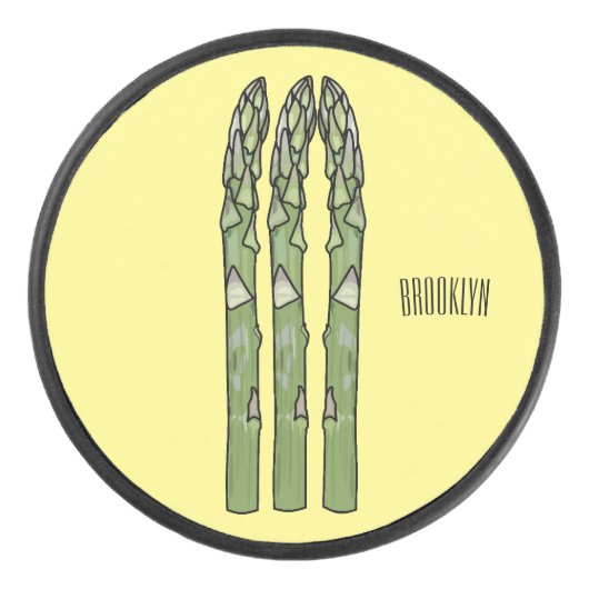 Palet De Hockey Illustration d'Asparagus (Devant)