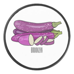 Palet De Hockey Illustration d'aubergine
