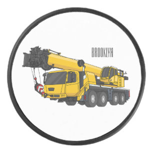 Palet De Hockey Illustration de camion de grue