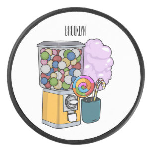 Palet De Hockey Illustration de dessin de bonbon