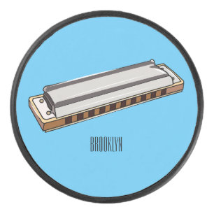 Palet De Hockey Illustration de dessin d'Harmonica
