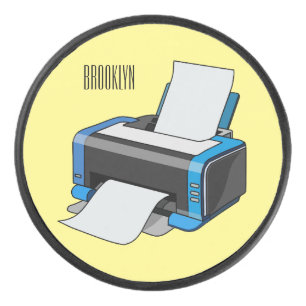 Palet De Hockey Illustration de dessin d'imprimante