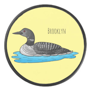 Palet De Hockey Illustration de Loon bird