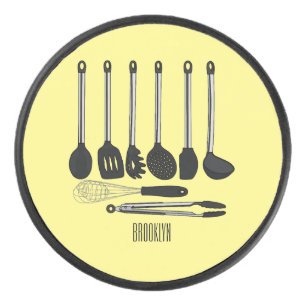 Palet De Hockey Illustration de l'ustensile de cuisine