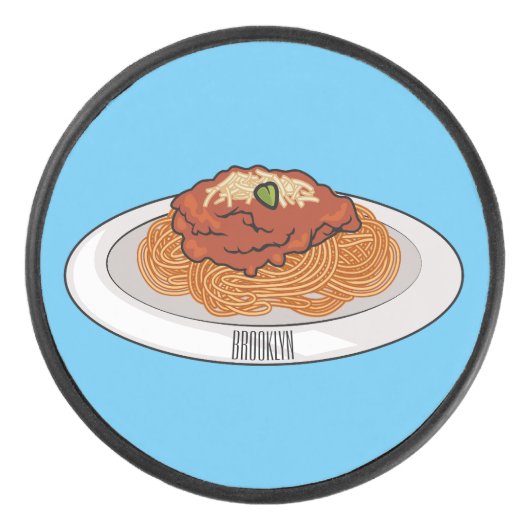 Palet De Hockey Illustration de Spaghetti (Devant)