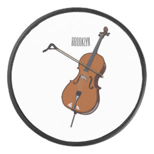 Palet De Hockey Illustration de violoncelle