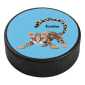 Palet De Hockey Illustration d'ocelot mignon (3/4/2016 12:00:00 AM)