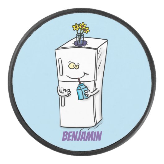 Palet De Hockey Illustration drôle de réfrigérateur (Devant)