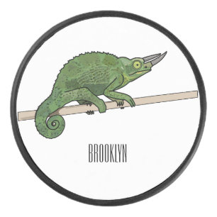 Palet De Hockey Illustration du caméléon de Jackson