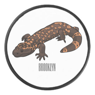 Palet De Hockey Illustration du monstre Gila