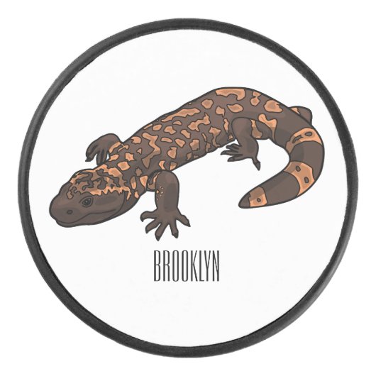 Palet De Hockey Illustration du monstre Gila (Devant)