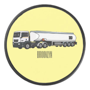 Palet De Hockey Illustration du transport de carburant par camion-