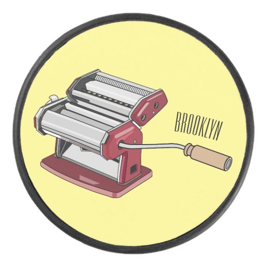 Palet De Hockey Illustration d'un fabricant de pâtes alimentaires (Devant)