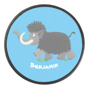 Palet De Hockey Illustration d'un mammouth laineux mou