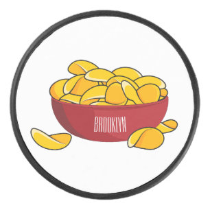 Palet De Hockey Illustration d'une puce de pomme de terre