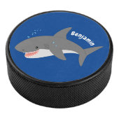 Palet De Hockey Illustration joyeuse du grand requin blanc (3/4/2016 12:00:00 AM)