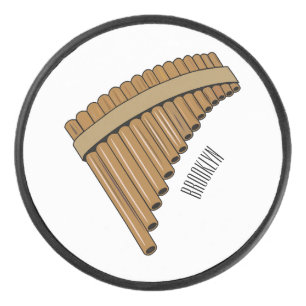 Palet De Hockey Illustration Pan flûte / panpipes