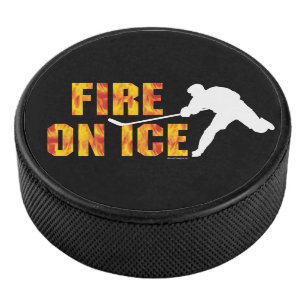 Palet De Hockey Incendie sur glace (hockey)