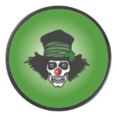 Palet De Hockey Irish Skeleton Clown Green (Devant)