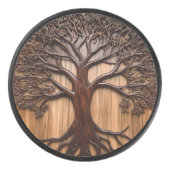 Palet De Hockey Jacaranda Tree Bois de la sculpture, (Devant)