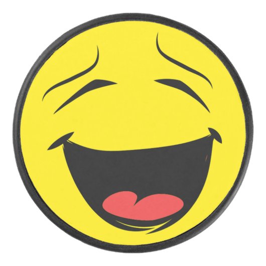 PALET DE HOCKEY JAUNE (Devant)