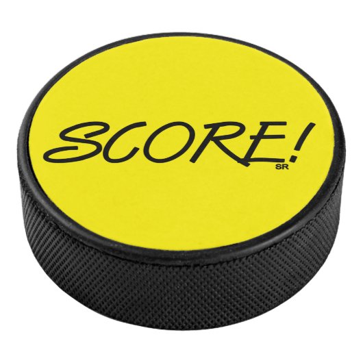 Palet de hockey jaune Score (3/4/2016 12:00:00 AM)
